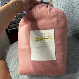 Casaluna Linen Sheet Set - Full